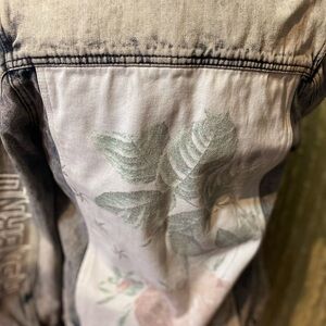 Denim Jacket with Black Buttons size S